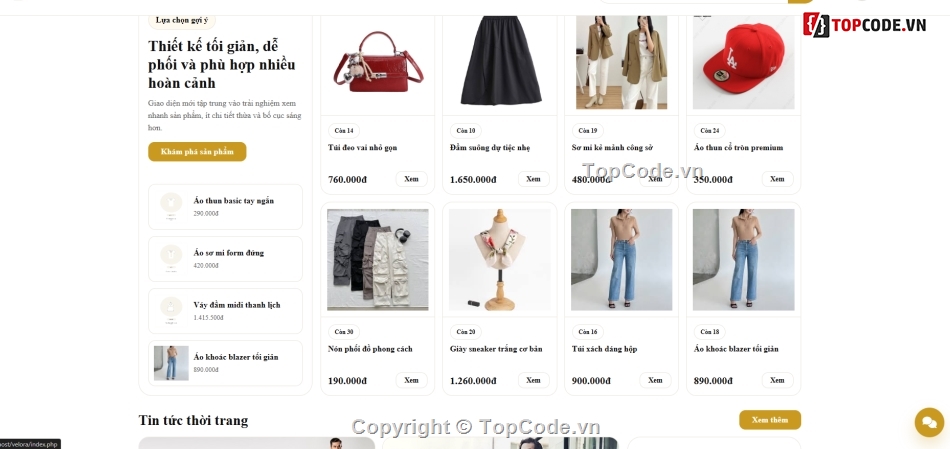 website,website thời trang,web bán thời trang